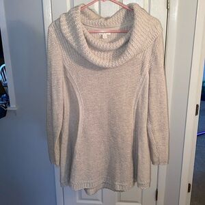 Cowl Neck Sweater Dress